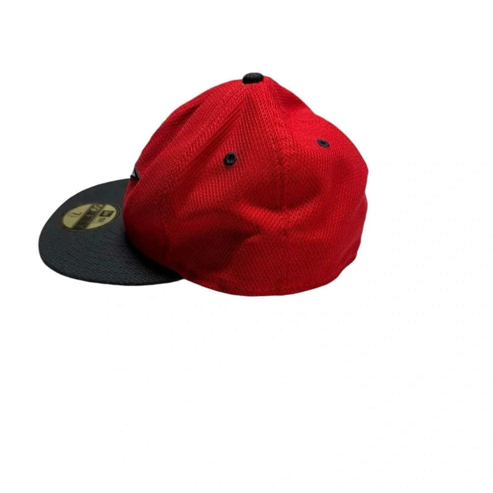 New York Yankees New Era 59fifty Hat Size 7.5 American Flag Star‎ MLB On Field